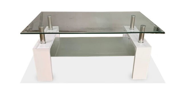 Mesa Central Vidrio Rectangular
