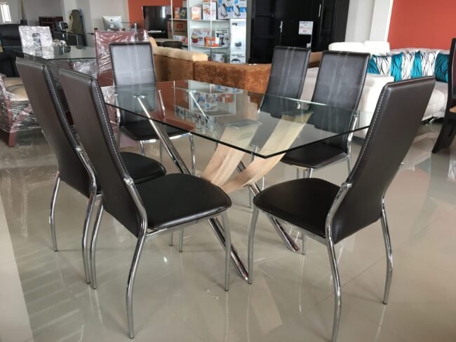 Comedor Eco tapizado 6p
