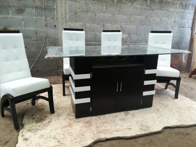 Comedor Ecoline Vidrio-tapiz 6p - Imagen 4